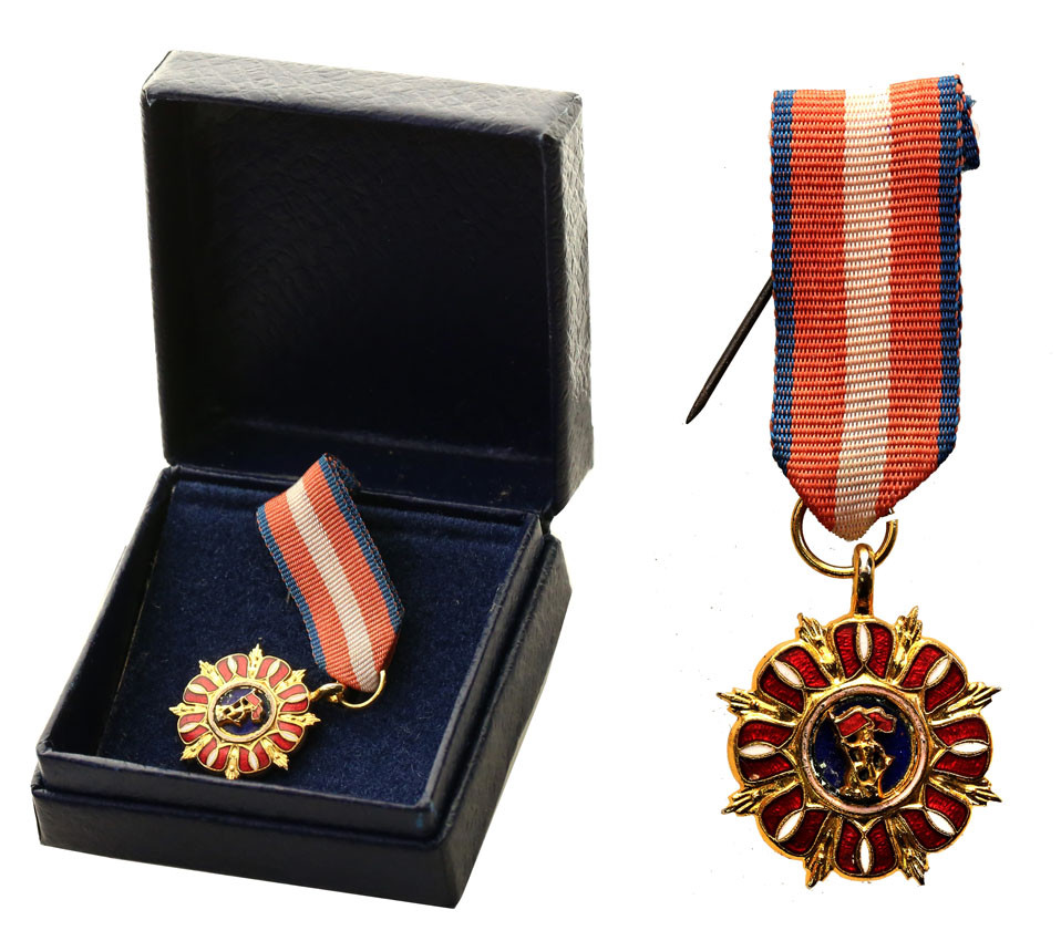 PRL. Order Budowniczych PRL (miniaturka) - prof. St. Lorentz